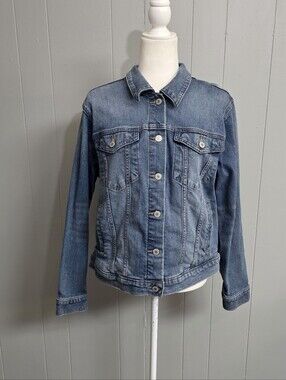 Lucky Brand Tomboy Trucket Denim Jacket Size XL